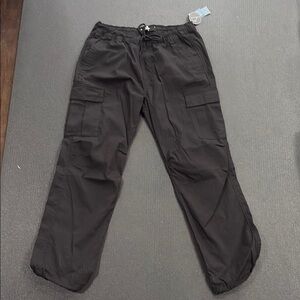 Hollister Men's Black Cargo Pants